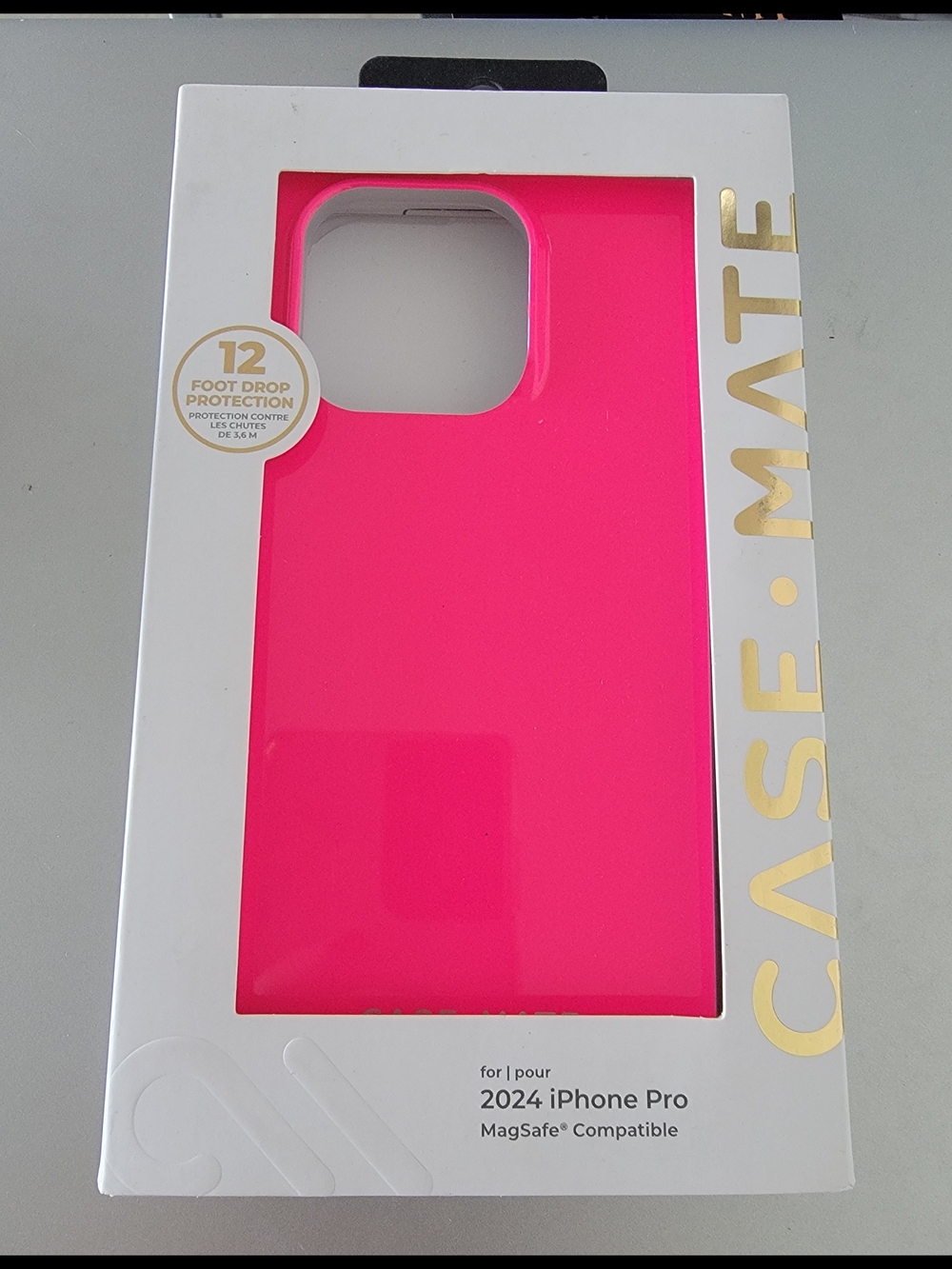 Case-Mate MagSafe-Compatible Case for IPhone 16 Pro, Neon Watermelon